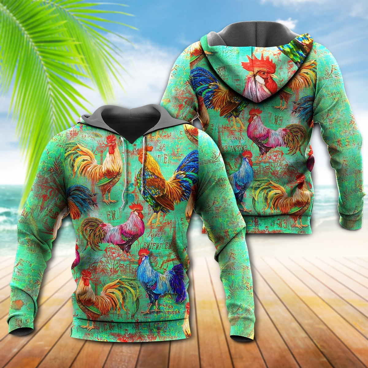 Green Chicken Love Hoodie For Farmhouse Inspired Outfits Weekend Travel And Thoughtful Gifts