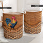 Chicken Rattan Texture Laundry Basket For Room Home Organizer
