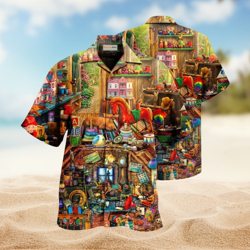 Skull Flame Hawaiian Shirt Detailed Pattern View For Warm Weather Events