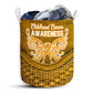 Small Size Childhood Cancer Rattan Texture Laundry Basket For Bathroom Bedroom Storage