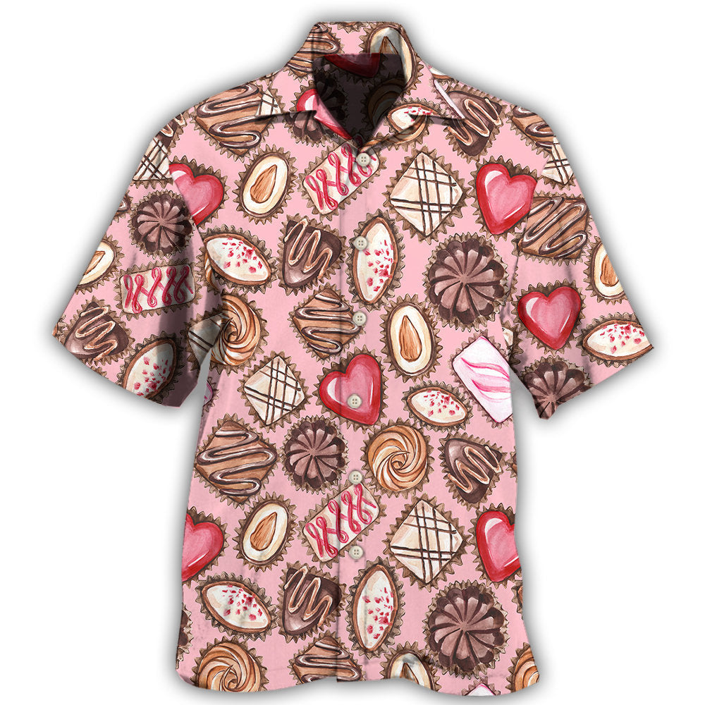 Powered Chocolate Food Hawaiian Shirt For Coastal Travel, Casual Events, And Comfortable Summer Wear