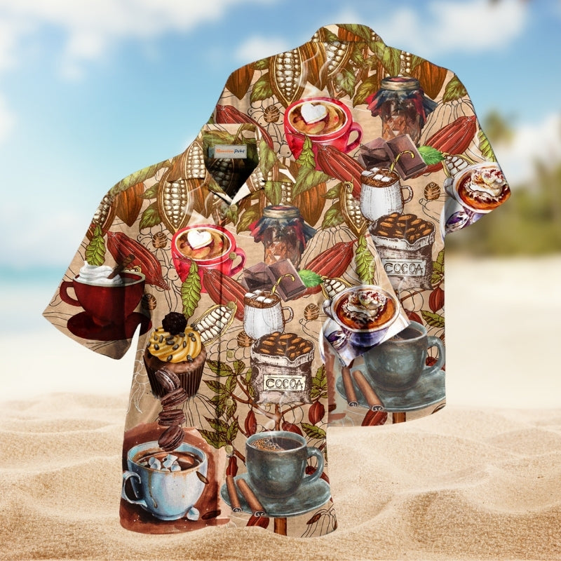 Skull Monster Hawaiian Shirt Fabric Pattern Detail For Resort Wear