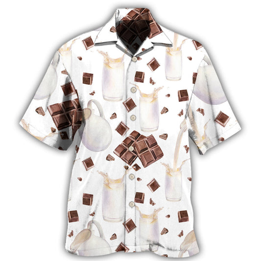 Chocolate Milk Cheaper Therapy Humor Hawaiian Shirt For Island Vacations, Resort Wear, And Relaxed Seasonal Style