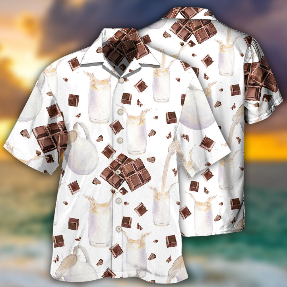 Chocolate Milk Cheaper Therapy Humor Hawaiian Shirt For Island Vacations, Resort Wear, And Relaxed Seasonal Style