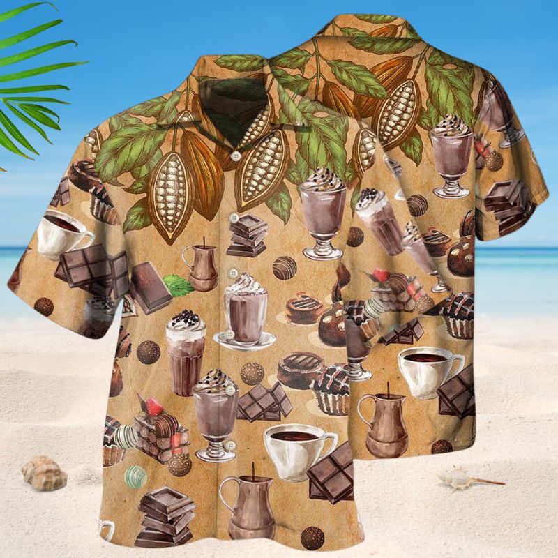 Chocolate Addict Food Hawaiian Shirt For Beach Days, Summer Outings, And Thoughtful Gift Giving