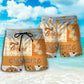 I Love Cookies Fun Food Beach Shorts Design View For Comfortable Resort And Beach Styling
