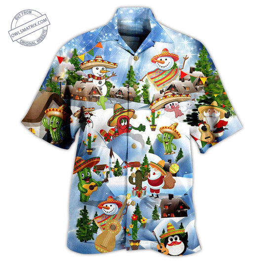Patriotic Christmas Hawaiian Shirt For Beach Holidays Festive Outings And Thoughtful Seasonal Gifts