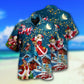 Bear Christmas Santa Night Hawaiian Shirt For Coastal Adventures And Warm Weather Wear