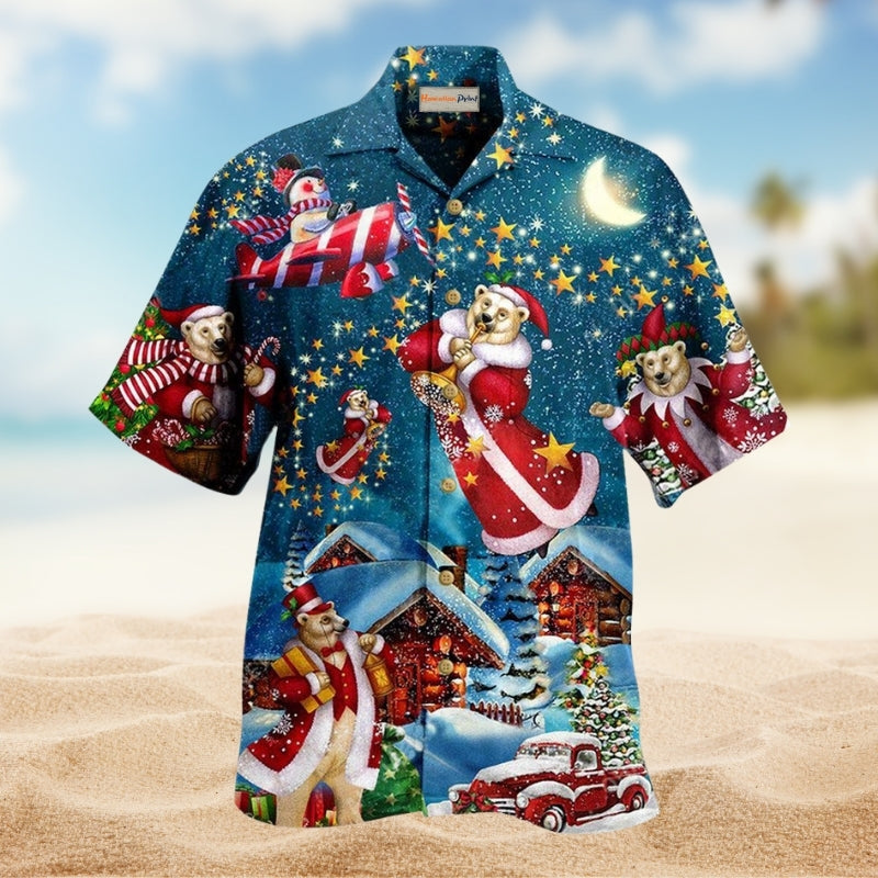 Tiki Cosmic Adventure Hawaiian Shirt Summer Design Detail For Tropical Vacations