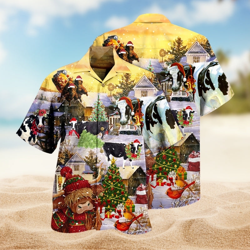 Christmas Animals Hawaiian Shirt For Beach Days, Summer Outings, And Thoughtful Gift Giving