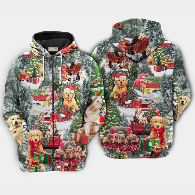 Christmas Dogs Love Holiday Hoodie For Winter Streetwear Christmas Travel And Seasonal Home Gatherings