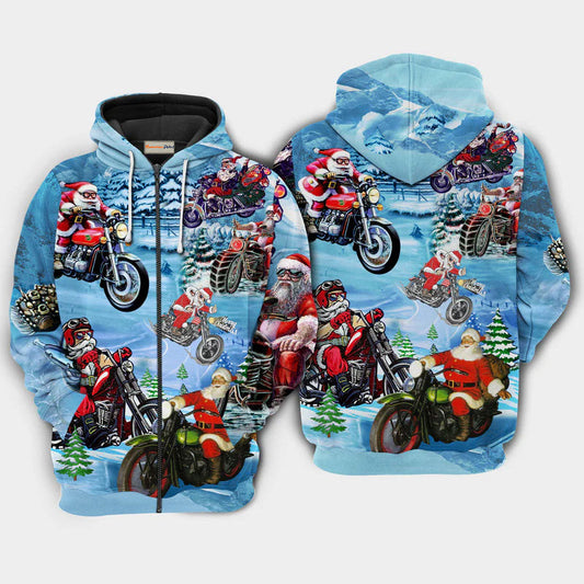 Christmas Driving Santa Holiday Hoodie For Christmas Gatherings Outdoor Trips And Relaxed Seasonal Style
