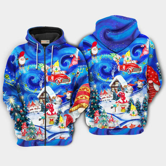 Christmas Hanging Gnomies Hoodie For Festive Days Casual Adventures And Thoughtful Seasonal Gifting