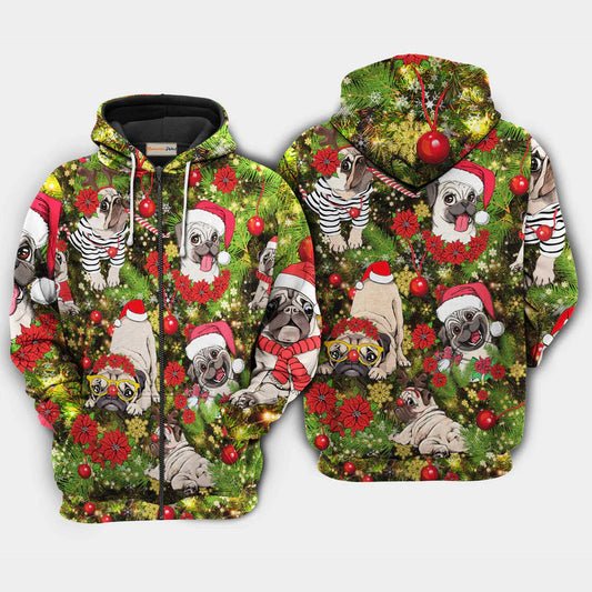 Christmas Have Little Pugmas Hoodie For Winter Adventures Family Gatherings And Festive Everyday Style