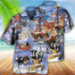 Christmas Farm Hawaiian Shirt For Beach Parties And Weekend Getaways