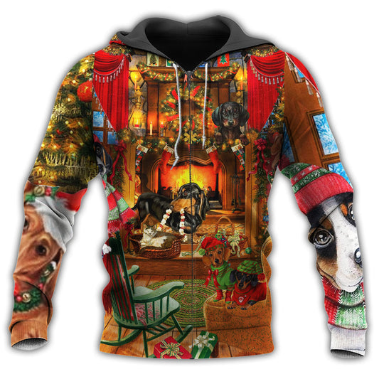 Christmas Home Love Dogs Hoodie For Holiday Vacations Winter Events And Everyday Comfort