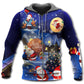 Christmas Santa Gift Love Night Hoodie For Holiday Vacations Winter Events And Everyday Comfort