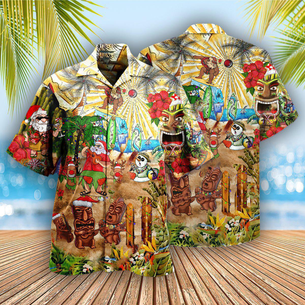 Floral Christmas Mele Kalikimaka Island Hawaiian Shirt For Poolside Relaxation And Sunny Getaways