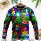 Happy Christmas Holiday Cheer Hoodie For Festive Celebrations Seasonal Trips And Relaxed Winter Wear