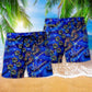 Holiday Togetherness Christmas Beach Shorts Pattern Detail For Sunny Day Activities And Warm Weather Wardrobe