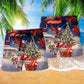 Christmas No Reindeer Any More Santa Loves Beach Shorts For Holiday Beach Days