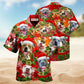 Christmas Pitbull Family Hawaiian Shirt For Christmas Gatherings, Resort Trips, And Cheerful Seasonal Style