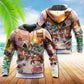 Santa Gift Truck Christmas Hoodie For Holiday Vacations Winter Events And Everyday Comfort