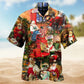 Christmas Santa Daily Hawaiian Shirt For Coastal Travel, Casual Events, And Comfortable Summer Wear