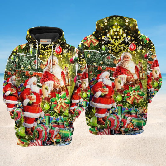 Christmas Santa Coming Hoodie For Christmas Gatherings Outdoor Trips And Relaxed Seasonal Style