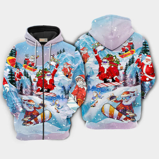 Christmas Snowboarding Close Heaven Hoodie For Festive Streetwear Winter Outings And Christmas Celebrations