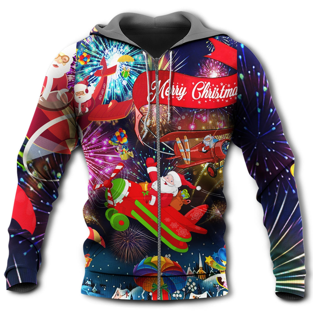 Christmas Spreading Love Santa Holiday Hoodie For Holiday Parties Weekend Outings And Cheerful Gift Giving