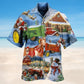 Christmas Farm Hawaiian Shirt For Island Vacations, Resort Wear, And Relaxed Seasonal Style