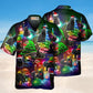 Christmas Tree Black Cat Hawaiian Shirt For Beach Days, Summer Outings, And Thoughtful Gift Giving