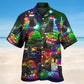 Christmas Tree Black Cat Hawaiian Shirt For Beach Days, Summer Outings, And Thoughtful Gift Giving
