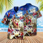 Christmas Rooftop Santa's Busiest Night Reindeer Hawaiian Shirt Design View For Resort Travel And Thoughtful Gifting