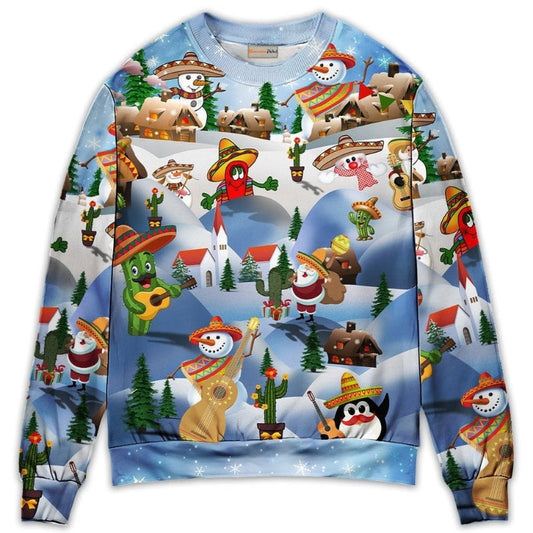 Christmas American Pride Merry Xmas Sweater For Winter Celebrations Family Events And Relaxed Seasonal Styling