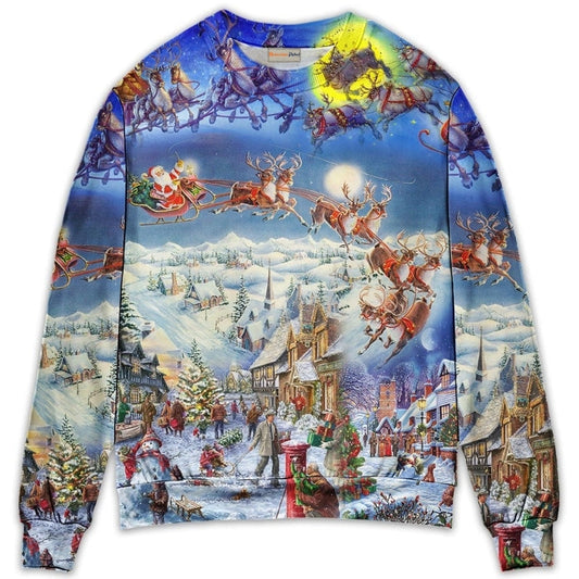 Christmas Playful Santa Holiday Sweater For Family Gatherings Winter Travel And Everyday Seasonal Comfort