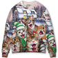 Christmas Cat Heartfelt Holiday Sweater For Seasonal Parties Cozy Gatherings And Thoughtful Holiday Gifts