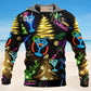 Neon Christmas Cocktail Hoodie For Festive Celebrations Seasonal Trips And Relaxed Winter Wear