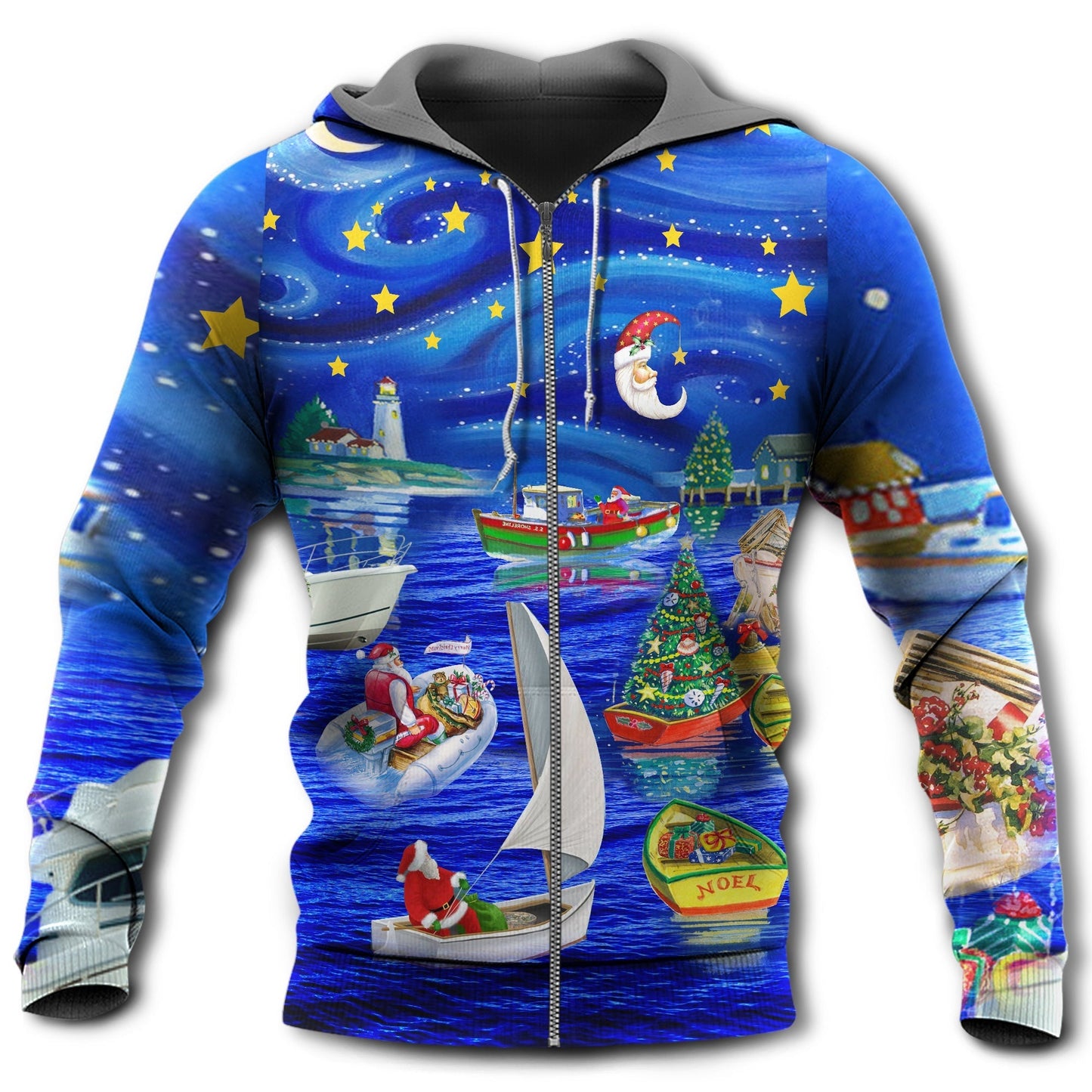 Blue Christmas Countdown Hoodie For Christmas Events Holiday Travel And Comfortable Casual Outfits