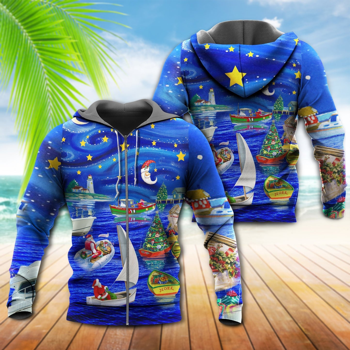 Blue Christmas Countdown Hoodie For Christmas Events Holiday Travel And Comfortable Casual Outfits