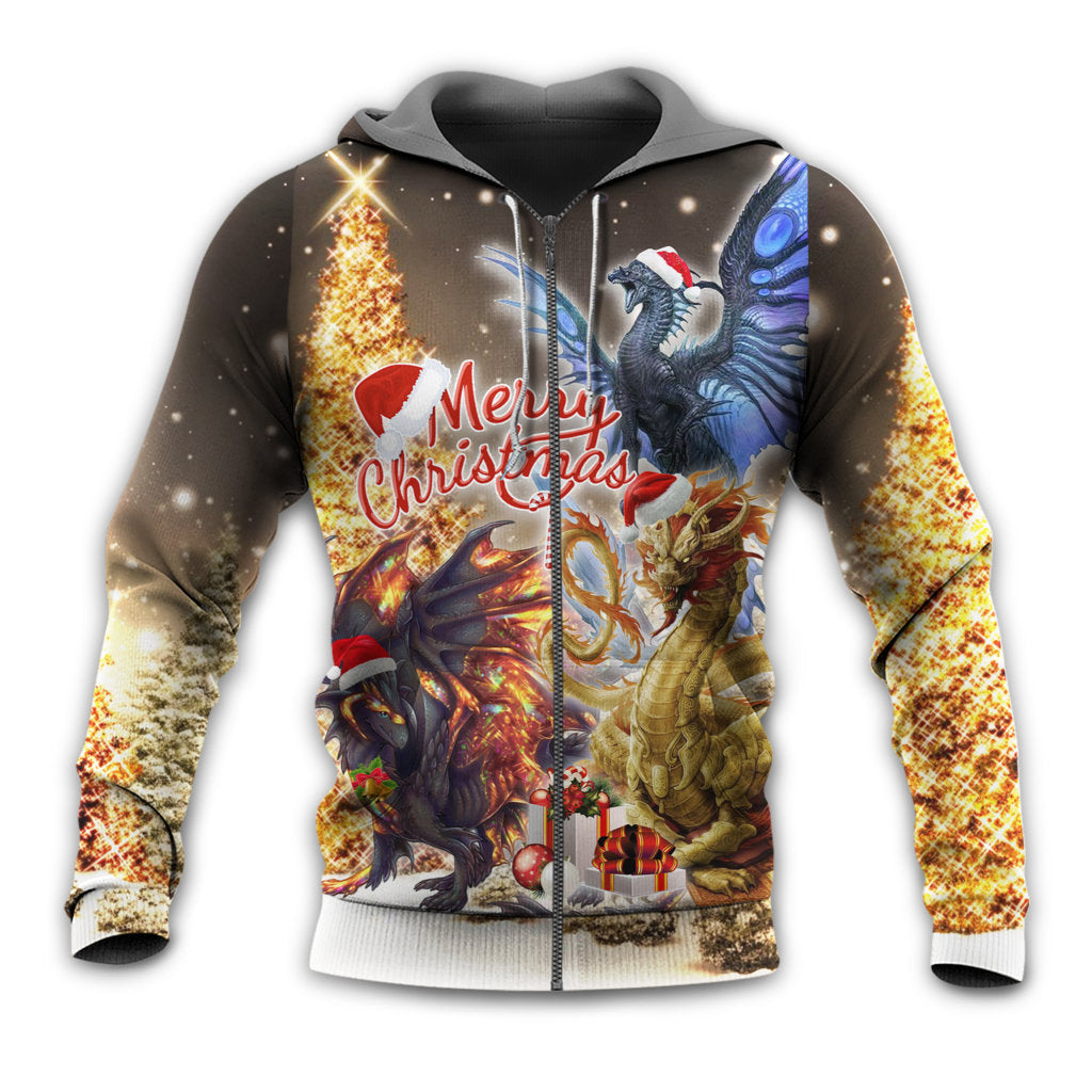 Strong Bright Christmas Dragon Hoodie For Festive Family Moments Winter Wear And Holiday Gift Ideas