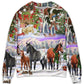 Christmas Farm Merry Xmas To Everyone Sweater For Festive Family Events Casual Wear And Holiday Gift Giving