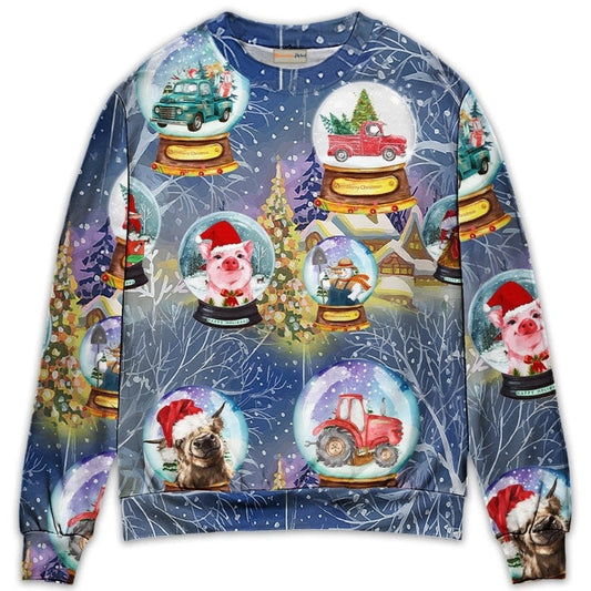 Christmas Farmer Funny Holiday Sweater For Seasonal Parties Cozy Gatherings And Thoughtful Holiday Gifts