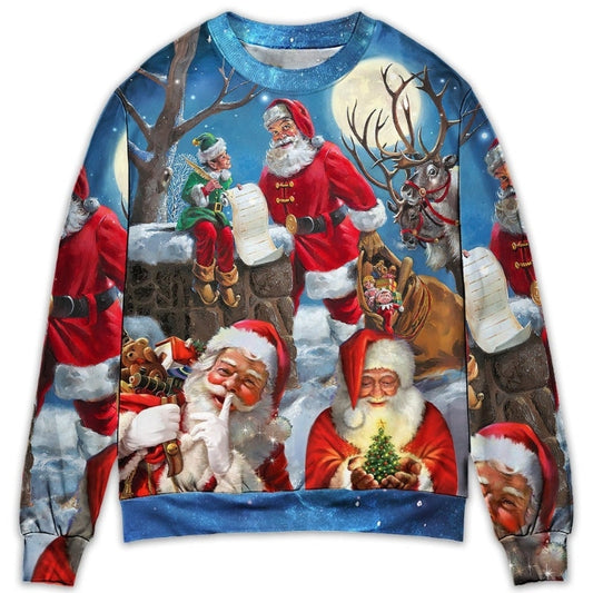 Christmas Funny Santa Elf Xmas Is Coming Sweater For Seasonal Parties Cozy Gatherings And Thoughtful Holiday Gifts