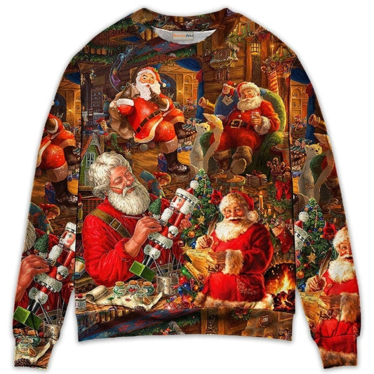 Christmas Funny Santa Gift Xmas Is Coming Sweater For Holiday Travel Winter Outings And Cheerful Gift Giving