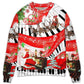 Christmas Music Celebration Sweater For Festive Events Weekend Outings And Comfortable Winter Style
