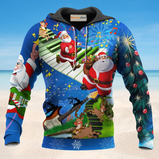 Christmas Musical Jump Hoodie For Christmas Events Holiday Travel And Comfortable Casual Outfits