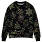 Christmas Neon Light Starry Night Sweater For Holiday Travel Winter Outings And Cheerful Gift Giving