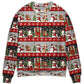 Christmas Santa And Snowman Happy Xmas Sweater For Winter Parties Seasonal Adventures And Relaxed Everyday Styling